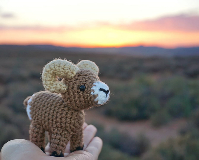 Bobby the Bighorn Sheep Amigurumi