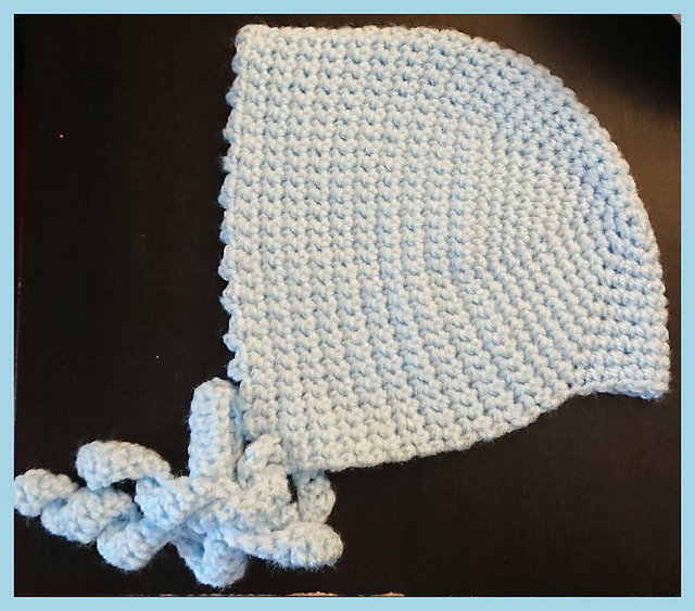 Easy baby bonnet