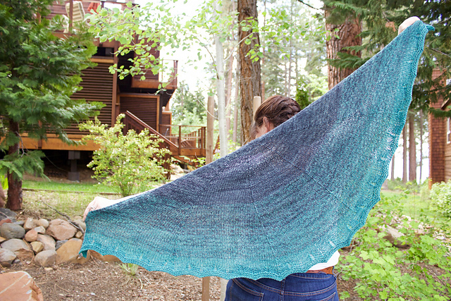 Boiled Wool Shawl, Embroidery, Aurelia