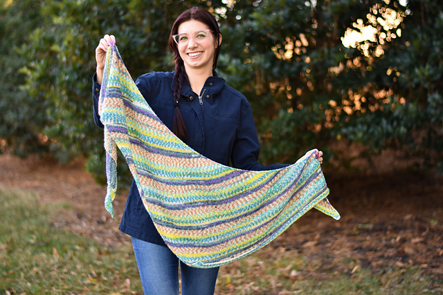 Pointillism Shawl