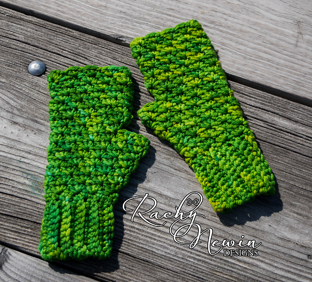 Heart of a Rockstar Fingerless Gloves