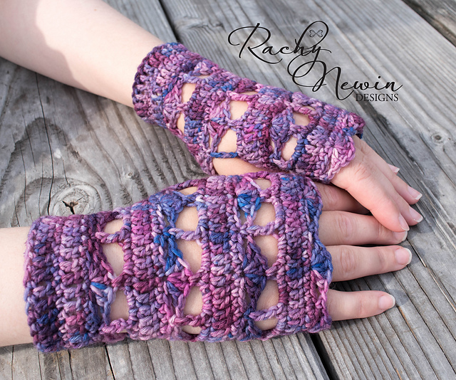 Midnight Shadows Fingerless Gloves
