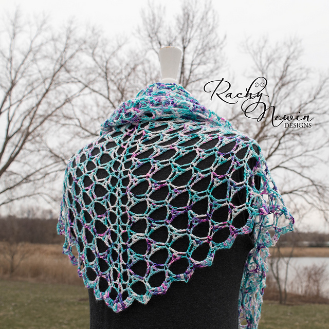 Frozen Fractals Shawl