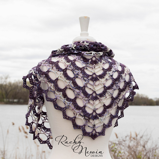 Waving Through a Window Shawl