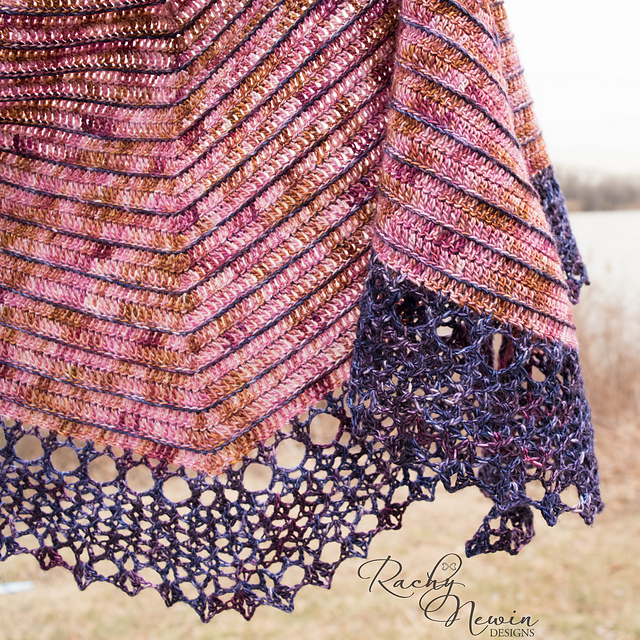 Bumps in the Road Shawl