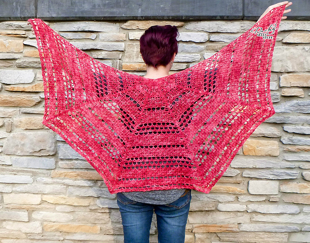 Murcielago at Midnight Shawl