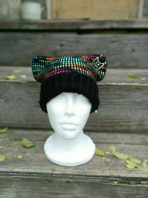 Tunisian Kitty Ears
