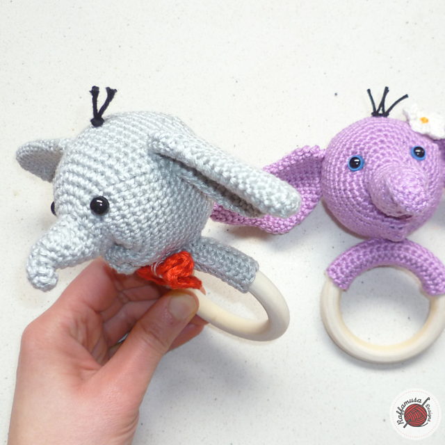 Elephant Baby Rattle