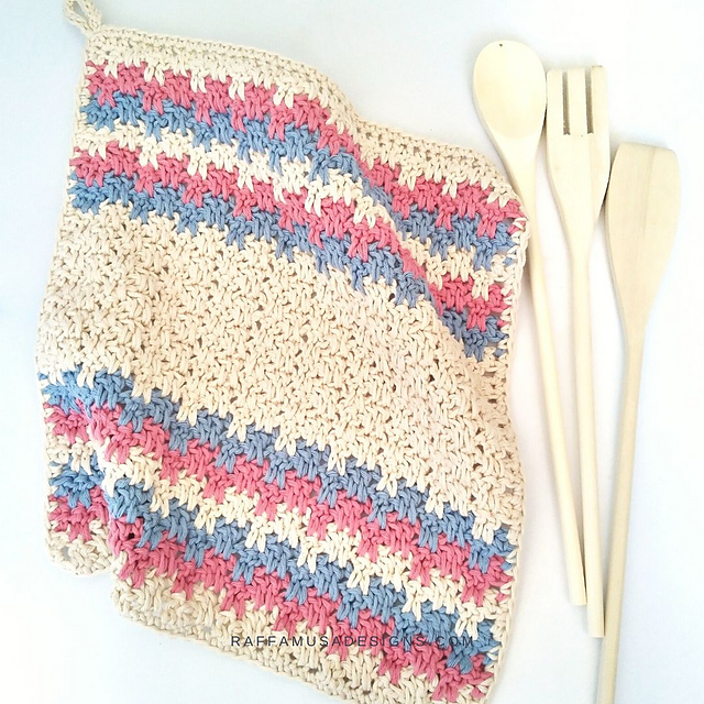 Ravelry Cotton Candy Dishcloth pattern by Raffaella Tassoni