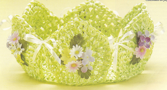 Paper Ribbon Basket