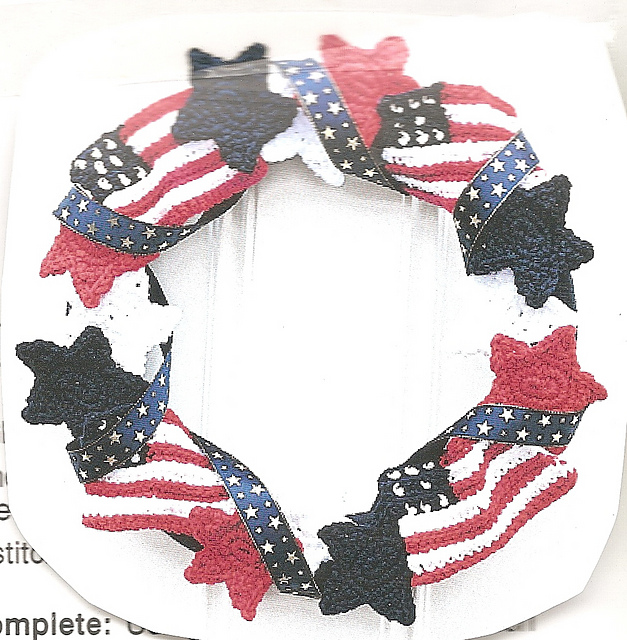 American Flag Wreath