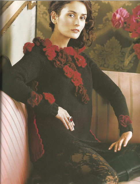Senorita's Floral Pullover
