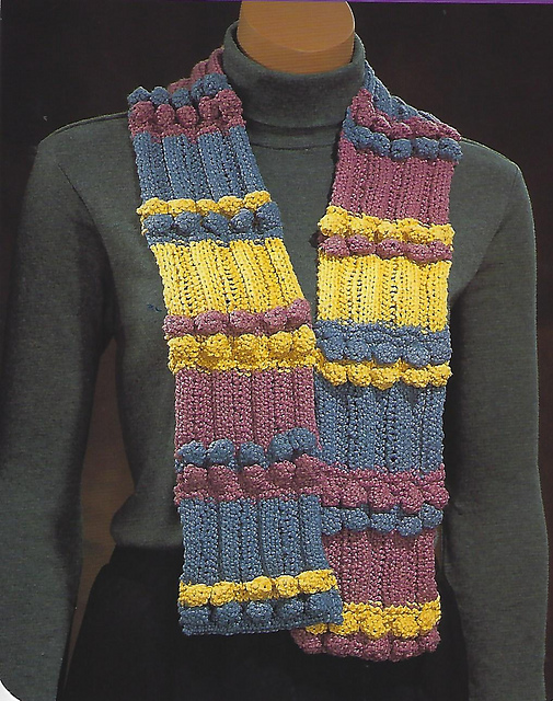 Ravelry Trendy Ribs and Bobbles pattern by Melissa Matthay and Sheryl Thies