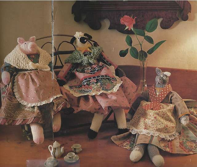 Cow, Duck, Pig, Sheep and Cat