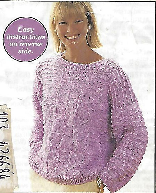 Checkerboard Pullover (Knit)