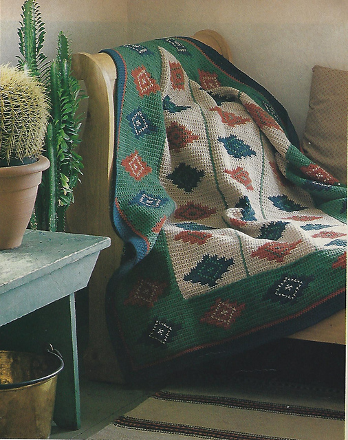 Navaho-Inspired Afghan