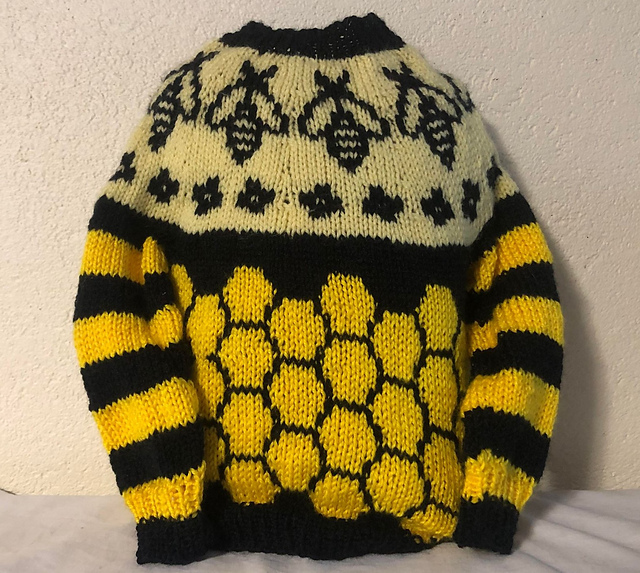 Busy Bee Pullover - 12-18mos
