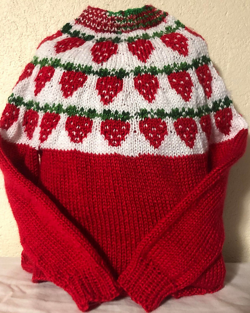 Strawberry Pullover - 2-3T