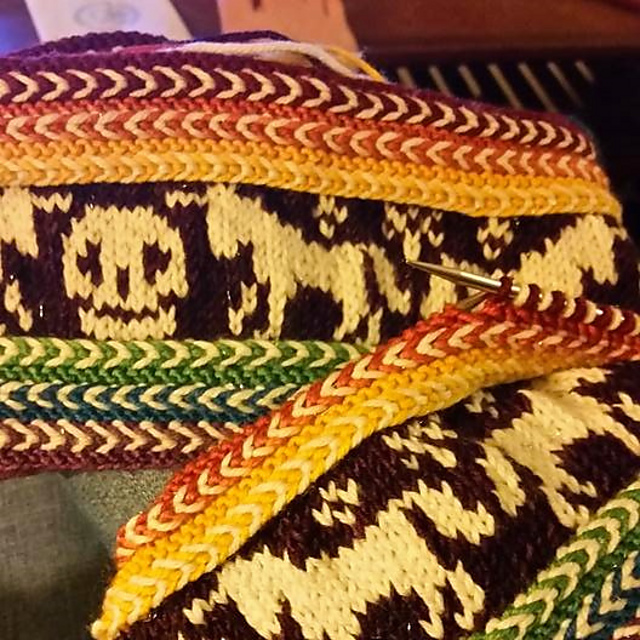 Rainbow Unicorn Headband (with skulls)