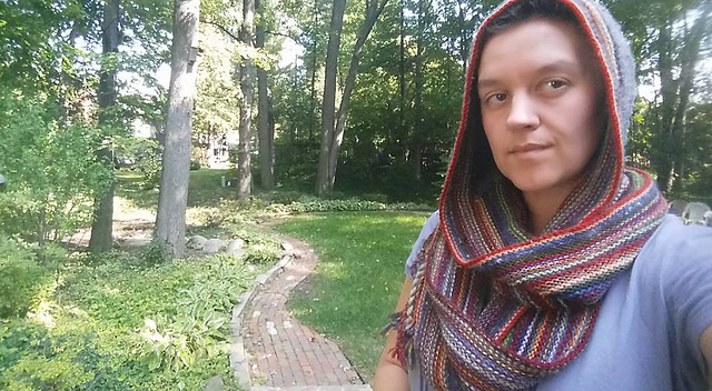 Scrappy Hooded Scarf