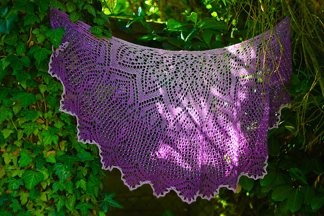 April Love Beaded Lace Shawl