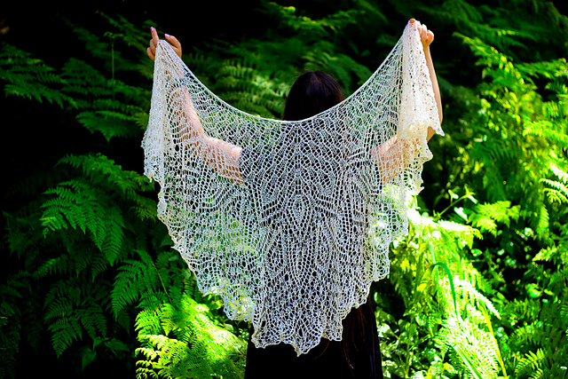 Evensong Beaded Lace Shawl