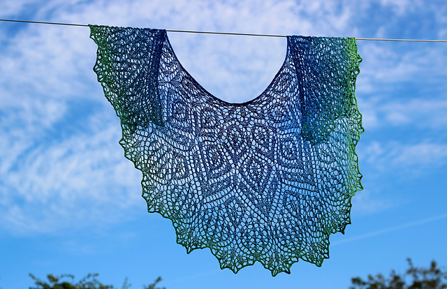 Lydia Dancing Lace Shawl