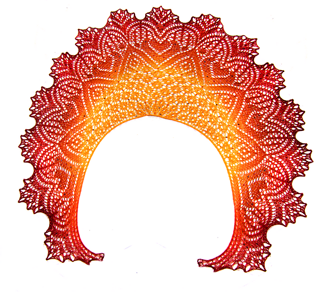 I See Fire Lace Shawl