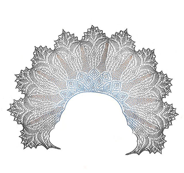 Pallas Athena Lace Shawl