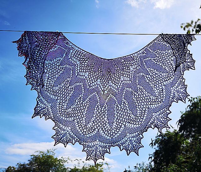 Hunting Before Dawn Lace Shawl