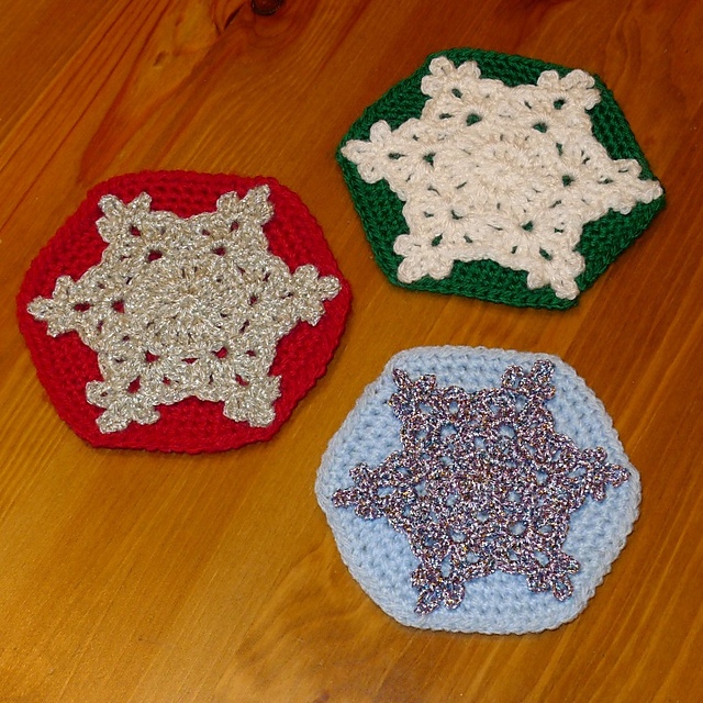 Christmas Snowflake Coaster