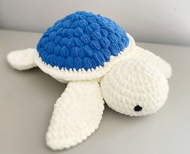 Blueberry Puff Stitch Turtle