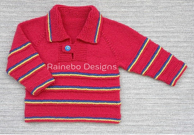 Button Tab Baby Sweater