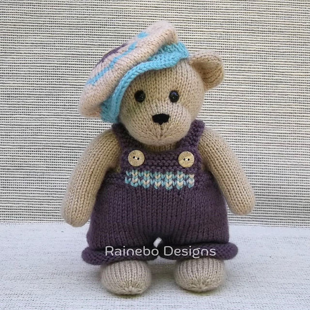 Knit Newsboy Teddy