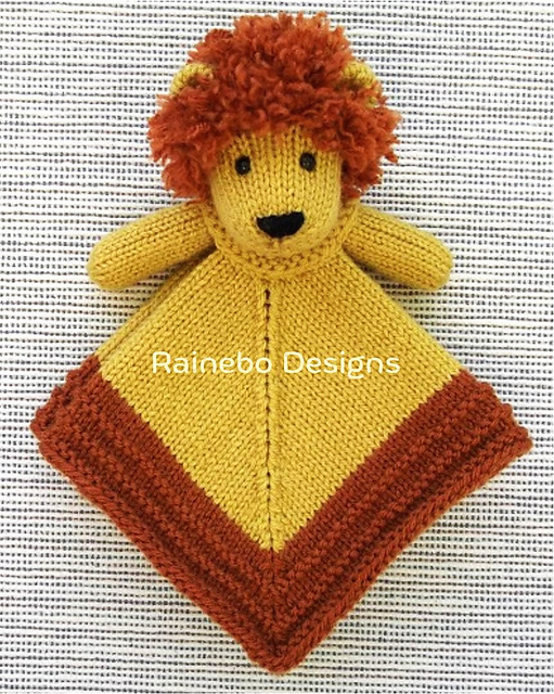 Mini Lion Lovey Blankie