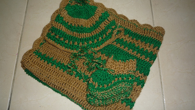 double treble crochet baby blanket