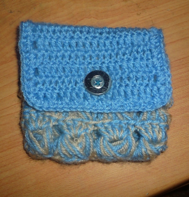 broomstick lace coin purse
