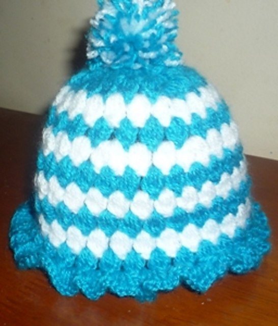 bobble stitch hat