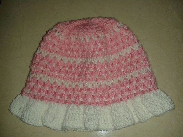 bobble brimmed hat