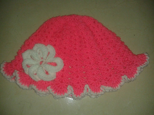 adult frilly hat