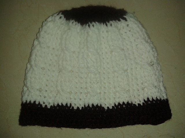 crochet cabled hat