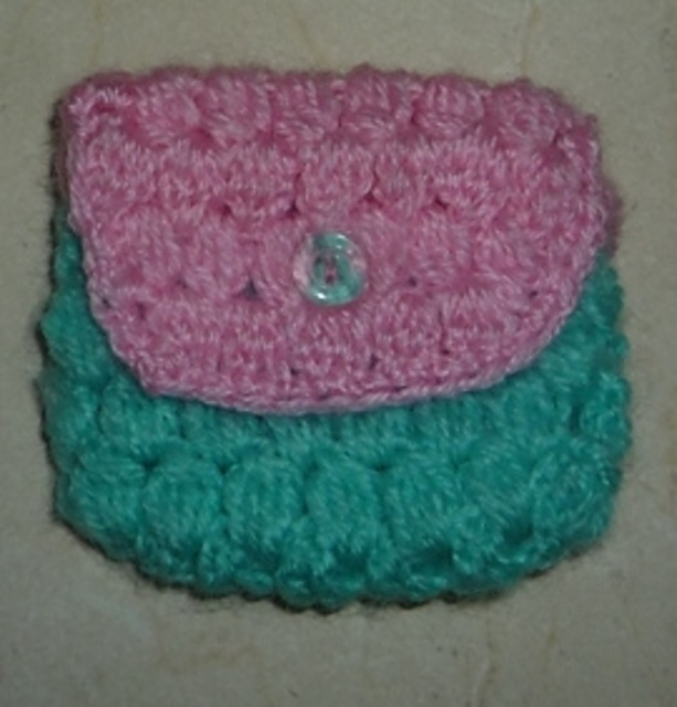 Bobble Stitch Purse