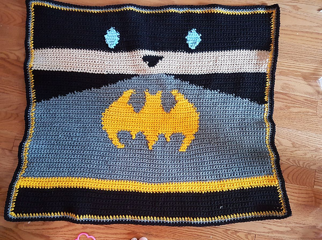 superhero BAT blanket