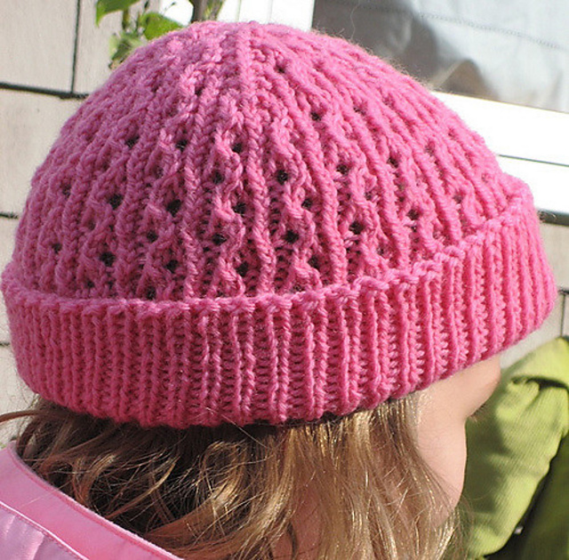 Lace Rib Watch Cap