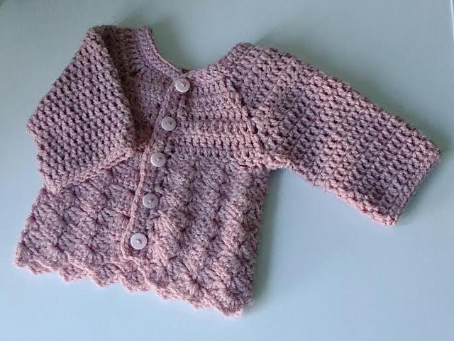 tulip baby cardigan
