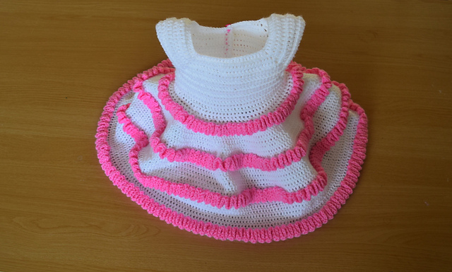 princess crochet baby dress