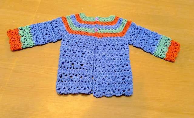 Rainbow Lacy cardigan