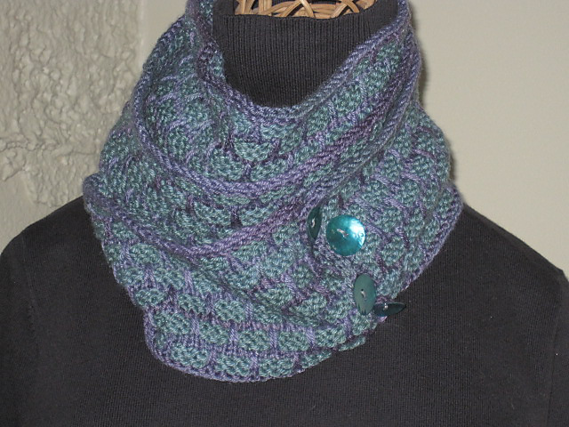 Bricks and Buttons Scarf