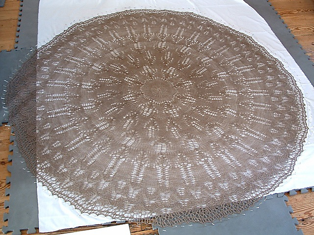 Rarely- Mushroom Pi Shawl