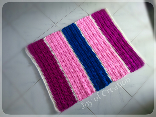 Colour block rug
